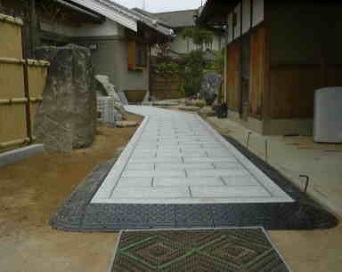 アプローチの施工例